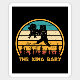 The King Baby Vintage Magnet